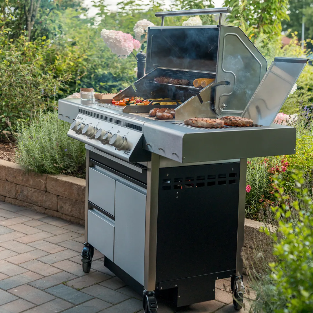 Edelstahl Highend Gasgrill Rocket von schickling Grill