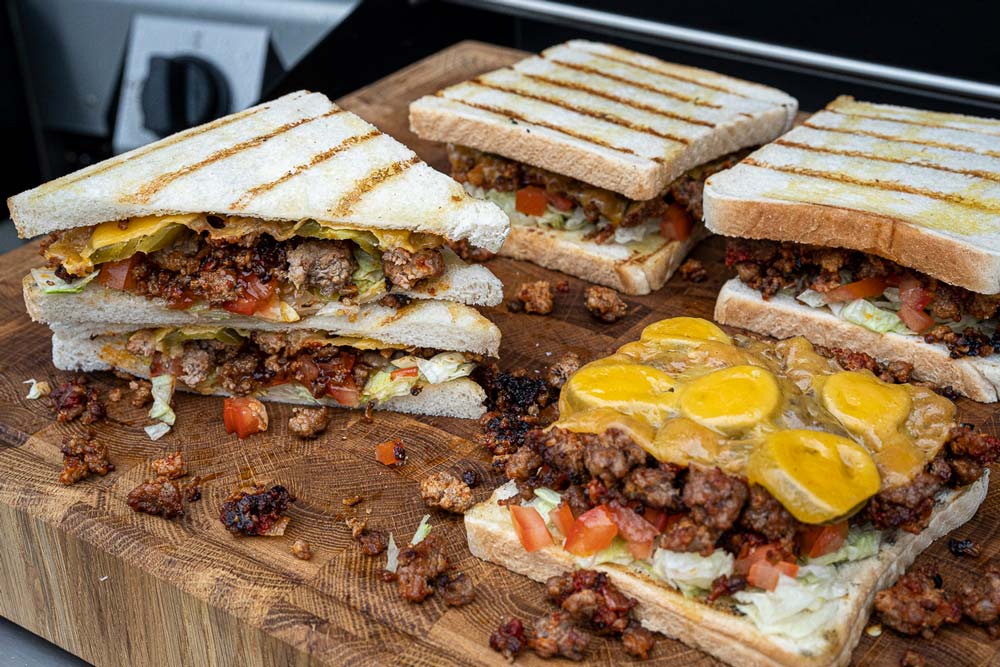 Das Endergebnis: Beef Cheese Sandwich