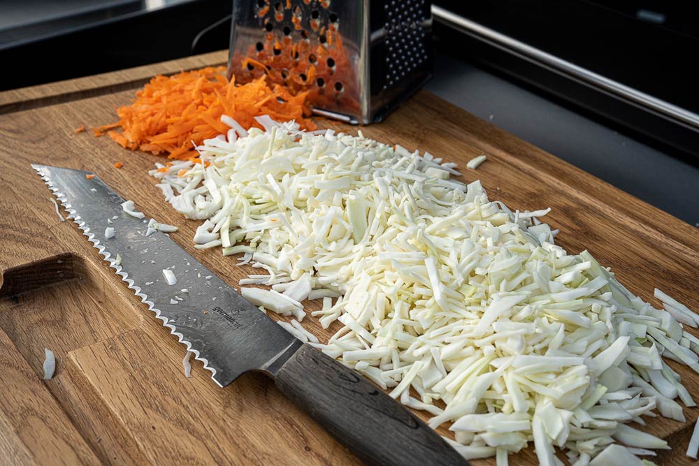 Coleslaw vorbereiten