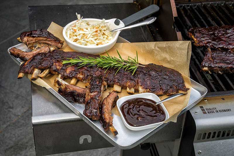 Spareribs vom Gasgrill