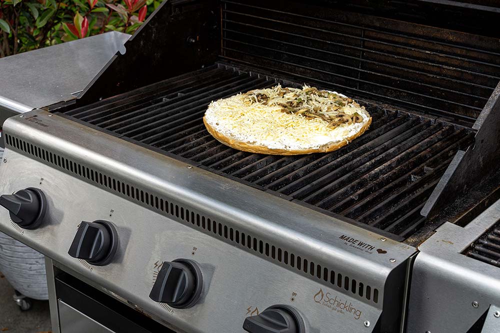 Grill vorheizen