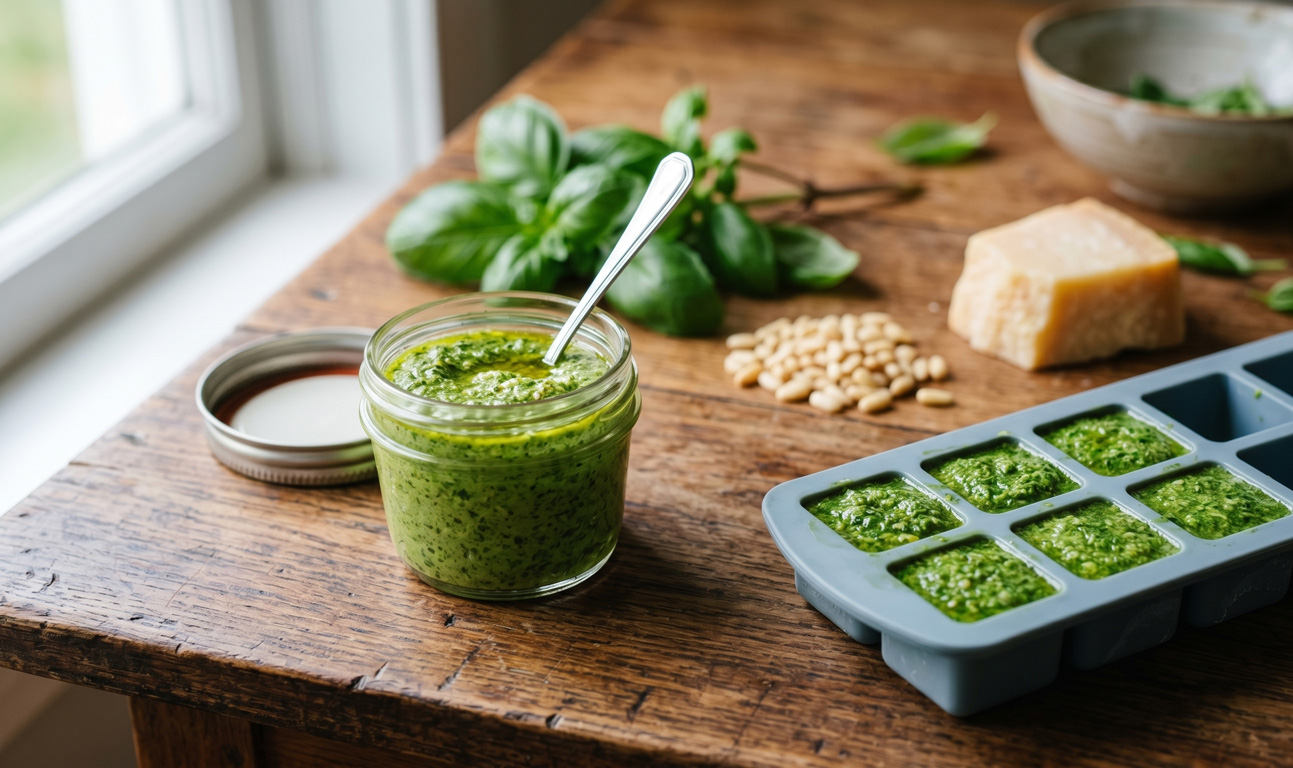Pesto einfrieren