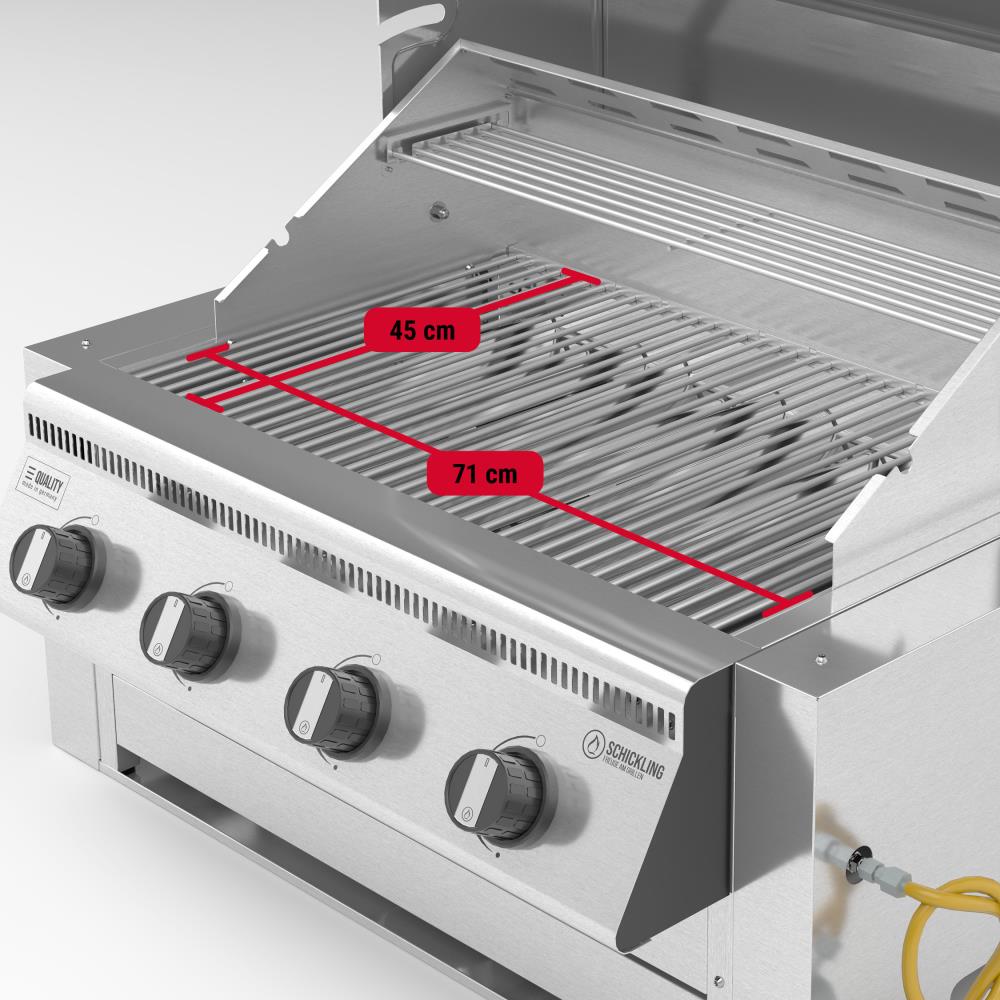 Grillfläche: 71 x 45 cm Grillfläche: 71 x 45 cm