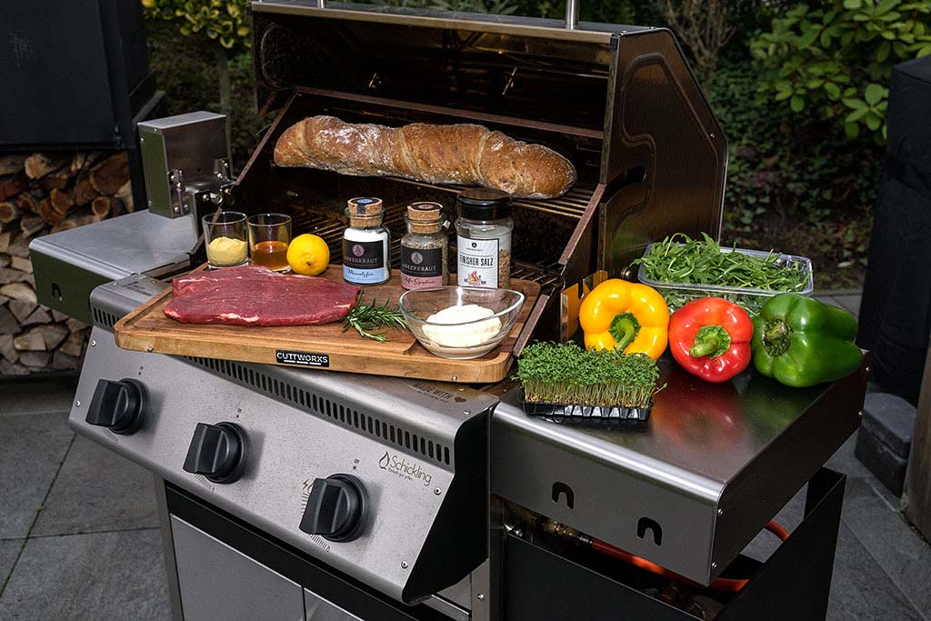 Zutaten für dein Flank Steak Sandwich