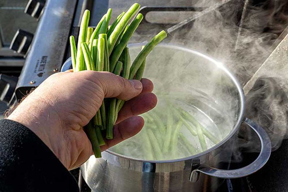 Bohnen kochen