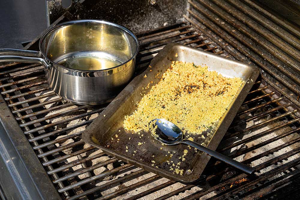 Couscous anrösten
