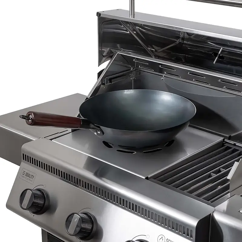 Wok mit passender Auflage