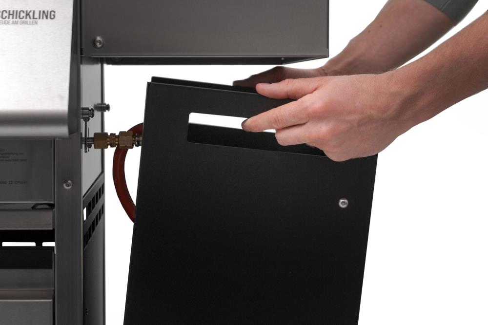 Die Gasflaschenhalterung lässt sich leicht montieren Die Gasflaschenhalterung lässt sich leicht montieren