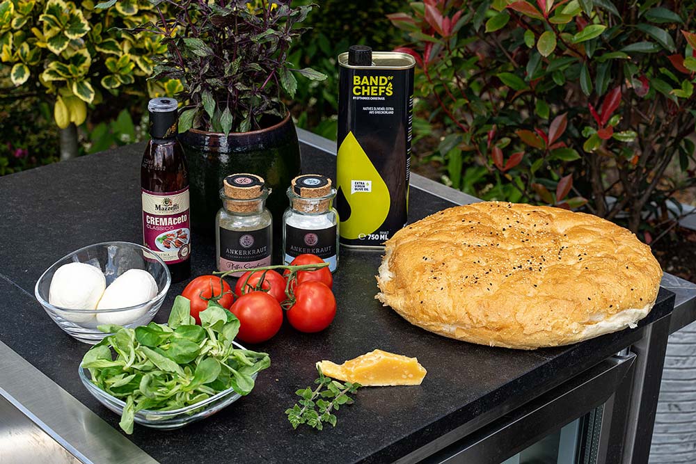 Zutaten für Pizza Fladenbrot