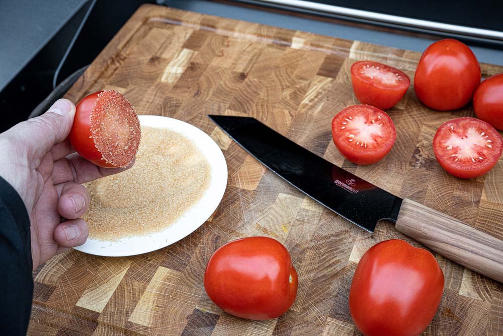 Zubereitung Tomaten