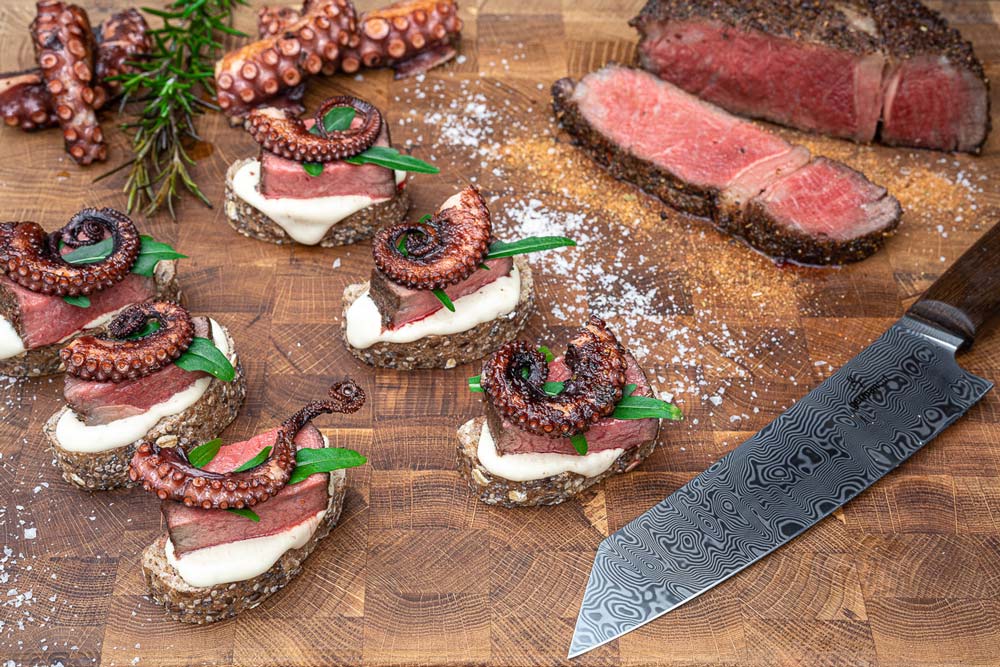 Das Endergebnis: Surf and Turf Slider