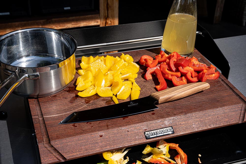 Paprika vorbereiten