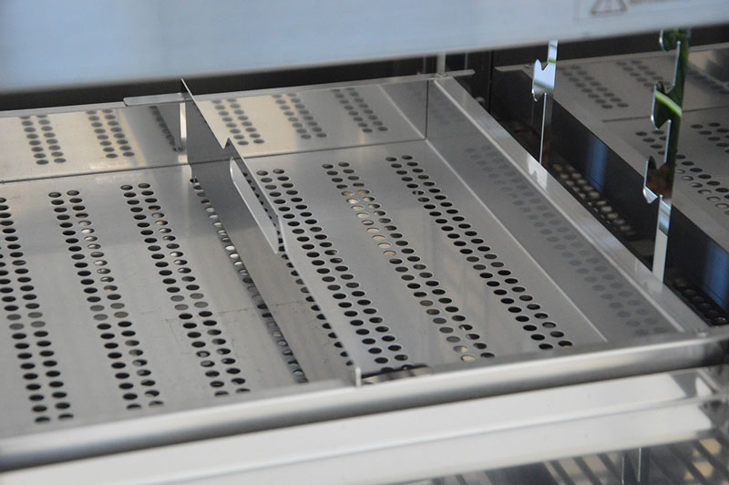 Der eingesetzte Kohletrenner Der eingesetzte Kohletrenner