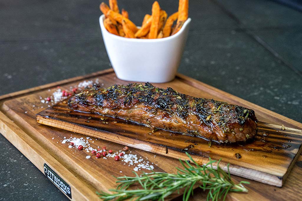 Duroc Schweinefilet an Balsamico-Rosmarin-Marinade