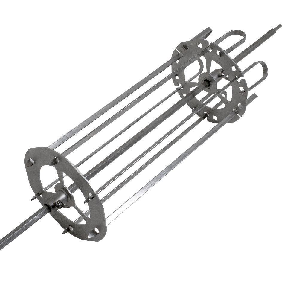 Spieß Rondell für Drehspieß – 6 Edelstahlspieße