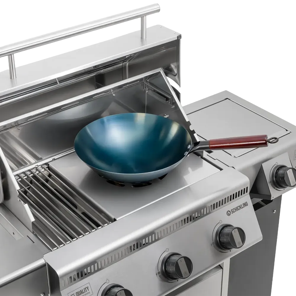 Wok 30cm mit Auflage - L