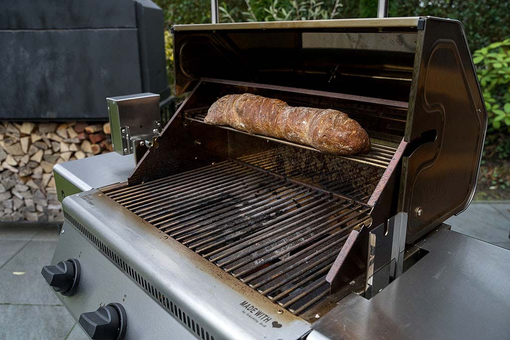 Baguette aufbacken