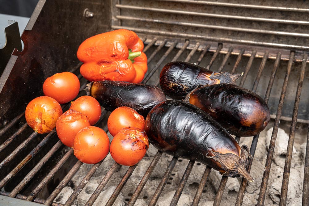 Gemüse grillen