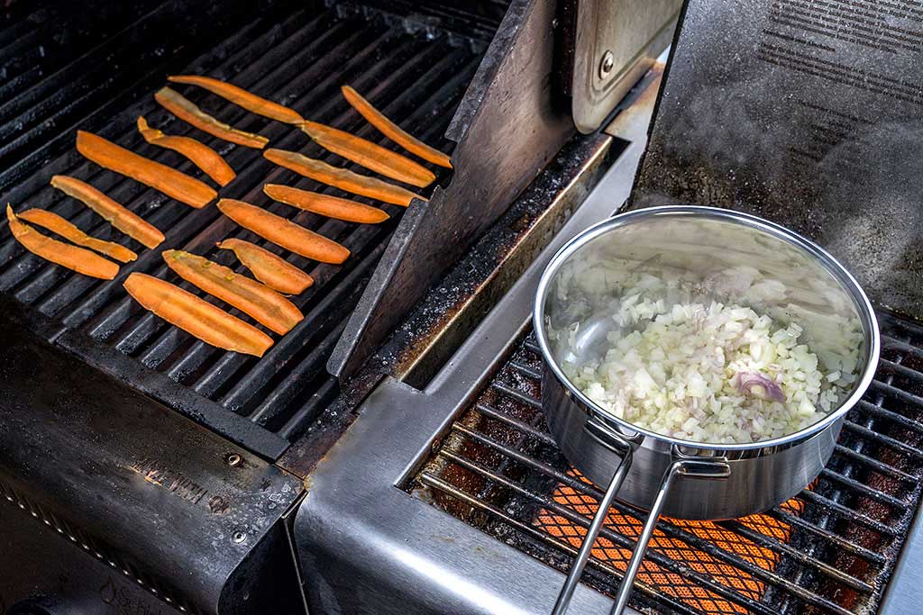Karotten grillen