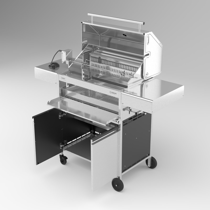 Walter XL Pro Holzkohlegrill