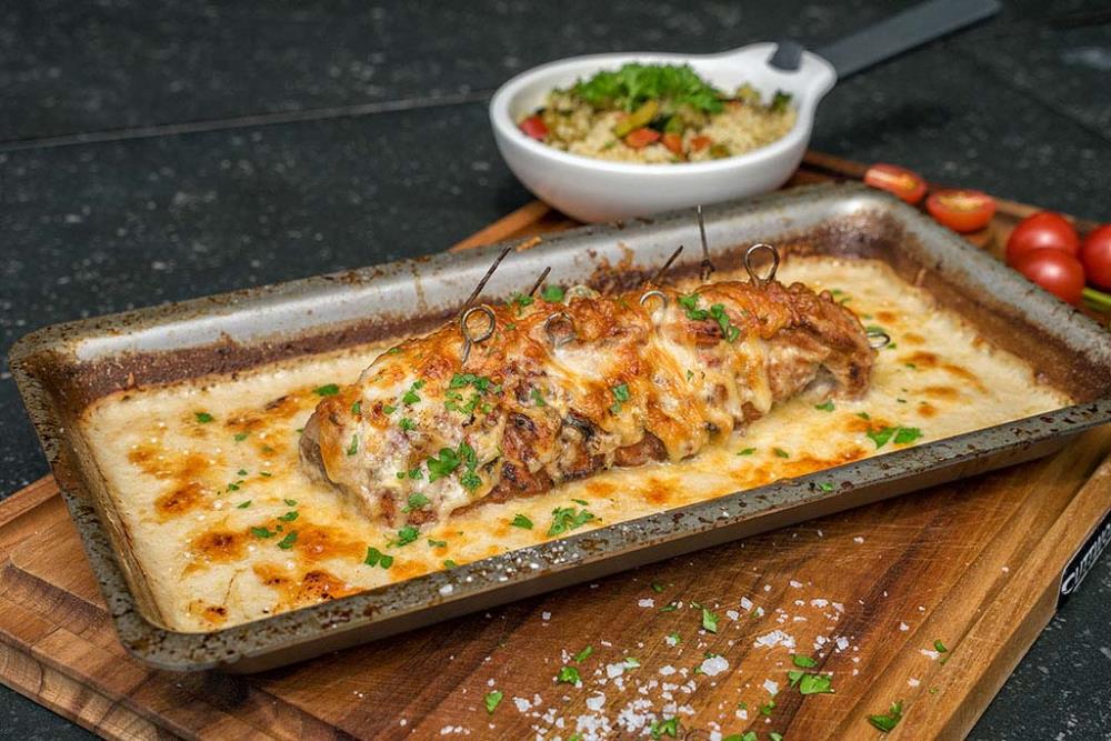 Die Grillschale XL kann auch als Auflaufform genutzt werden Die Grillschale XL kann auch als Auflaufform genutzt werden