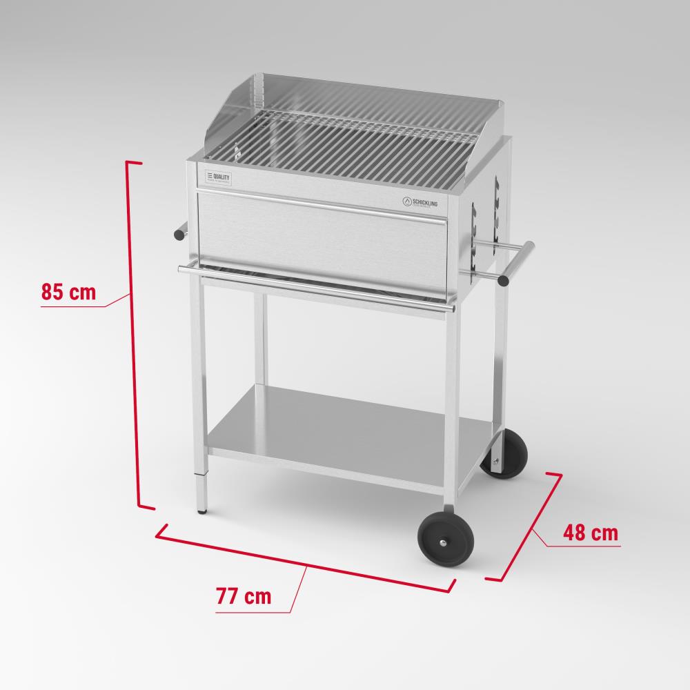 Holzkohlegrill Edelstahl » Willy L Basic