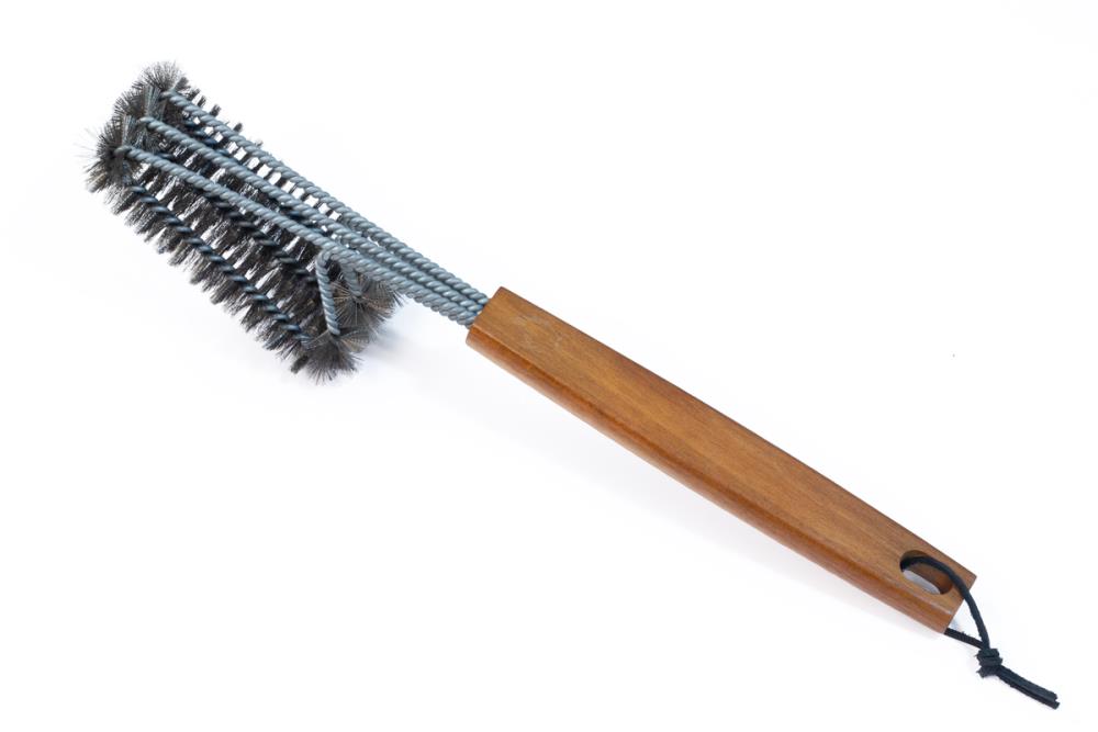 Die Grillbürste hat eine Gesamtlänge von 42 cm Die Grillbürste hat eine Gesamtlänge von 42 cm