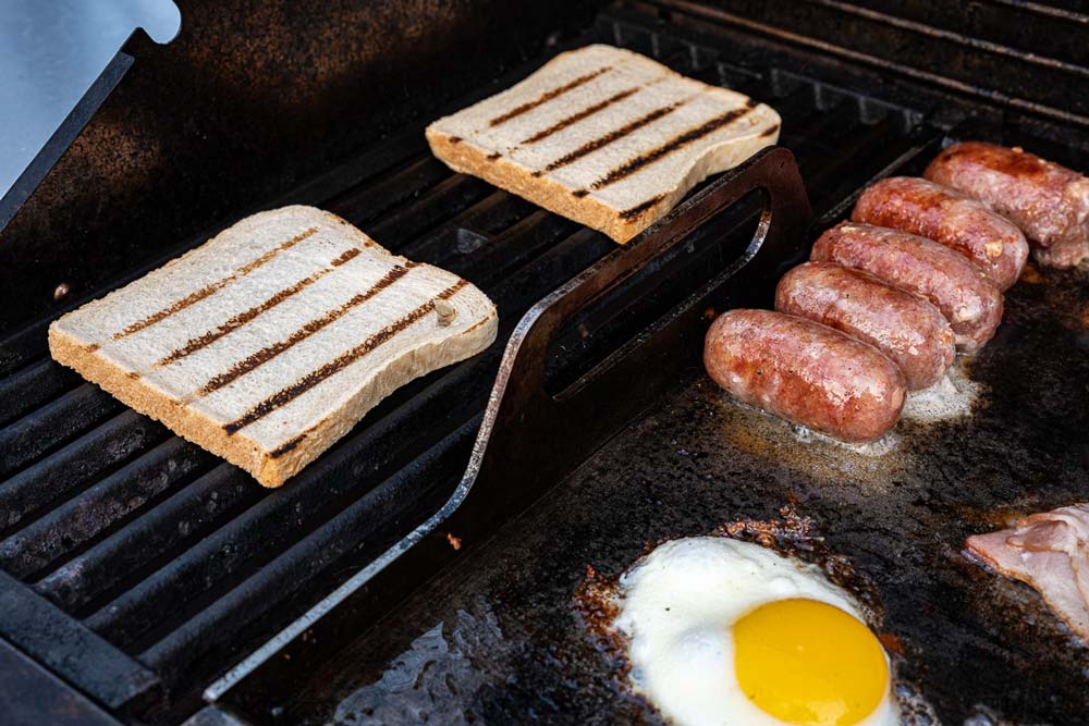 Toast rösten