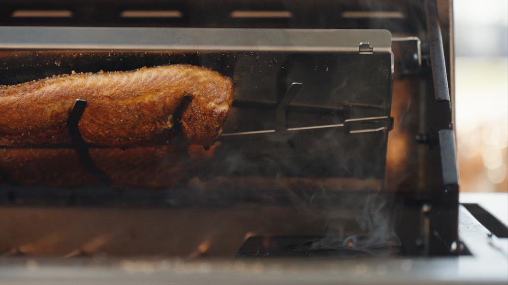 Flammlachsbrett XL  – Mit Räucherbox räuchern