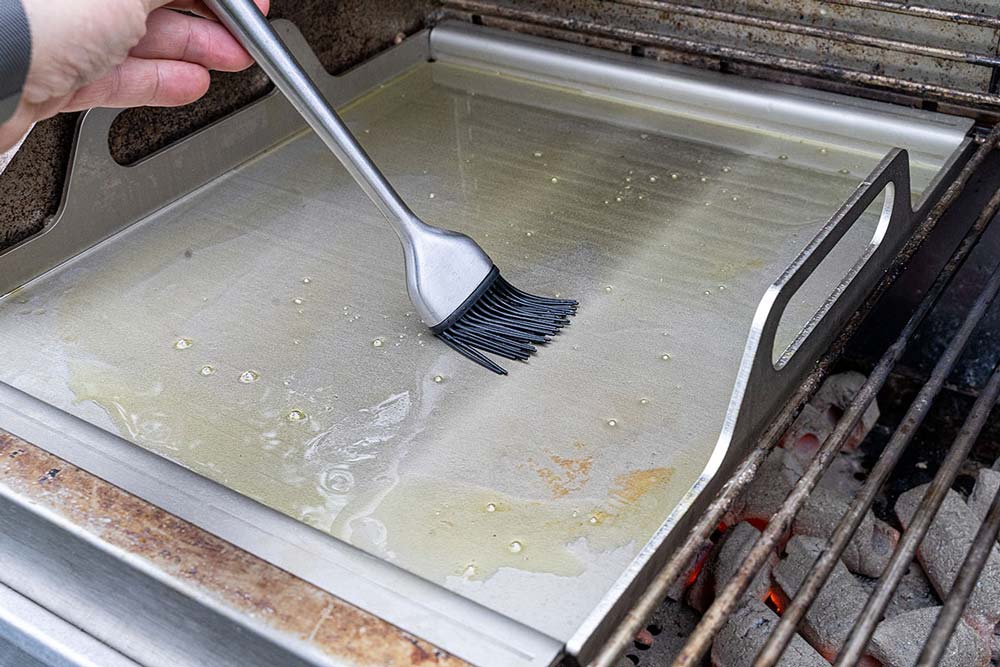 Plancha vorbereiten