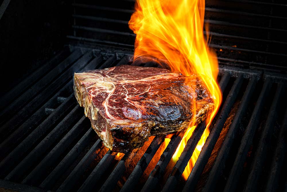 Grill vorheizen