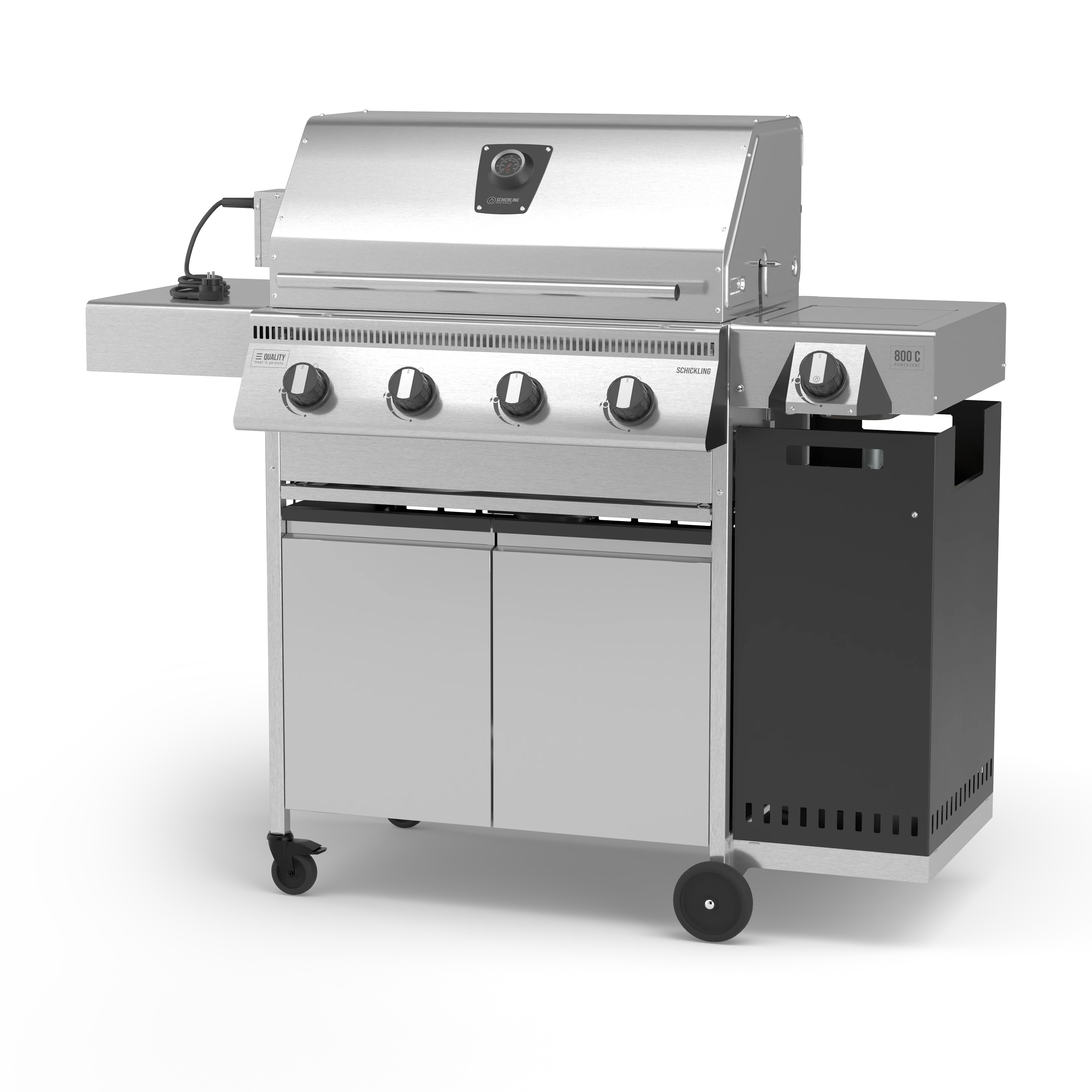 Gasgrill Hermann XL. Konfigurierbar.