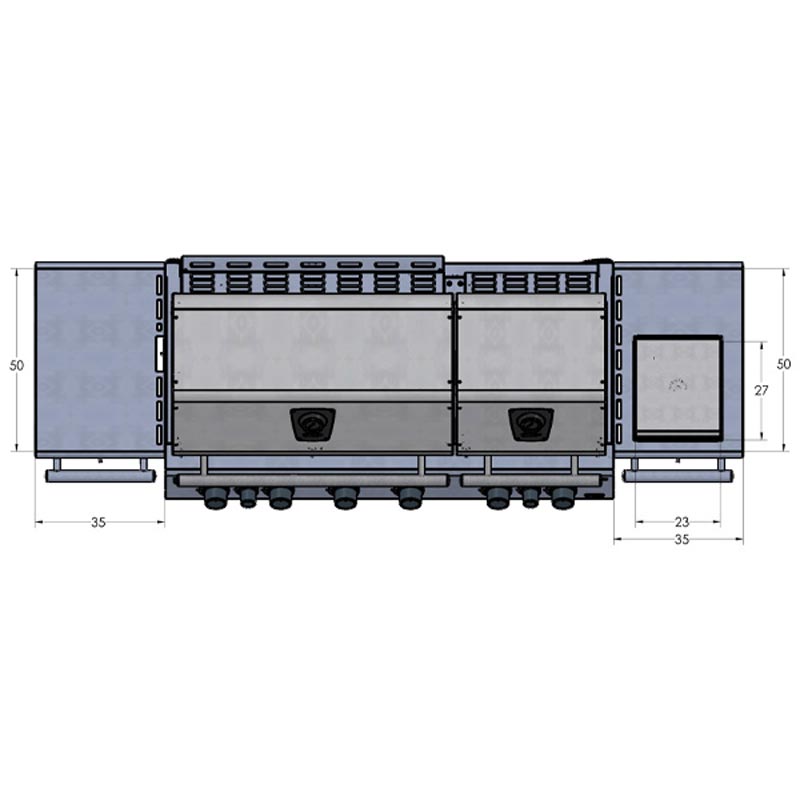 Big Rocket Highend Gasgrill - Maße