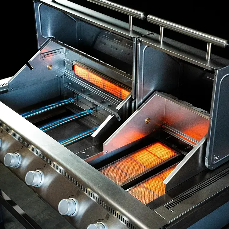 Pure Grillpower: 34,5 kW mit Infrarot Heckbrenner