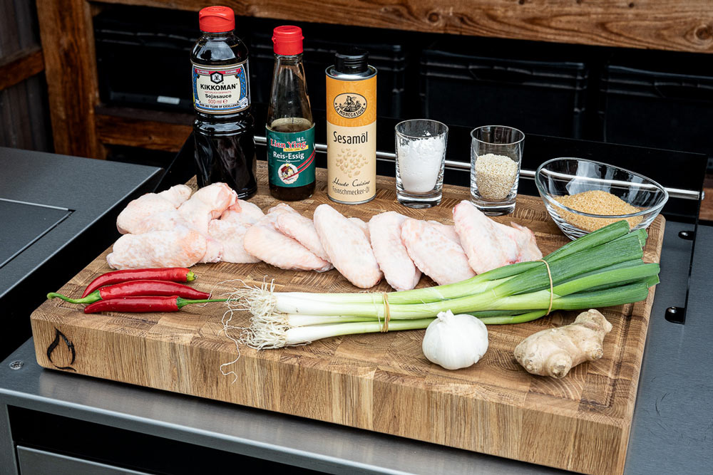 Zutaten für Koreanische Chicken Wings