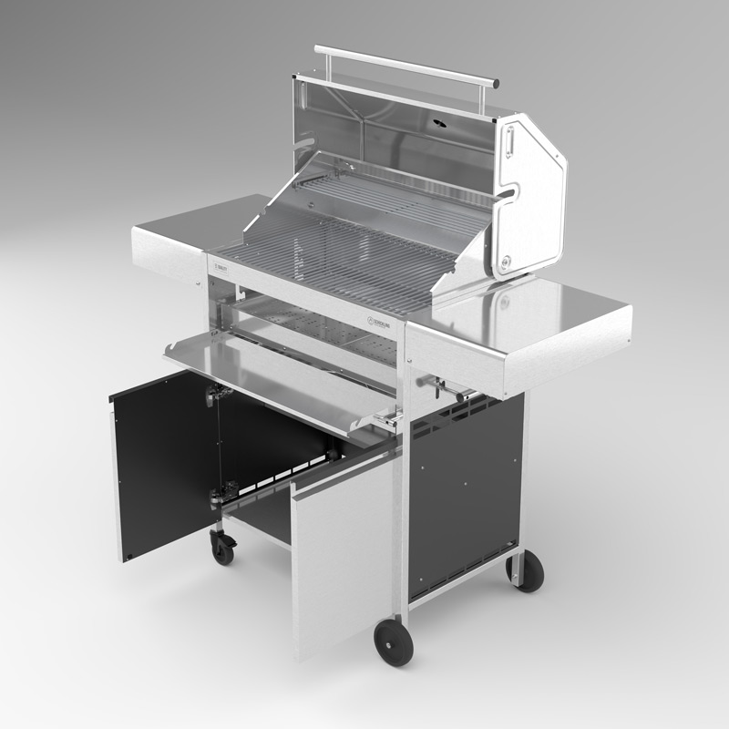 Walter XL Deluxe Holzkohlegrill