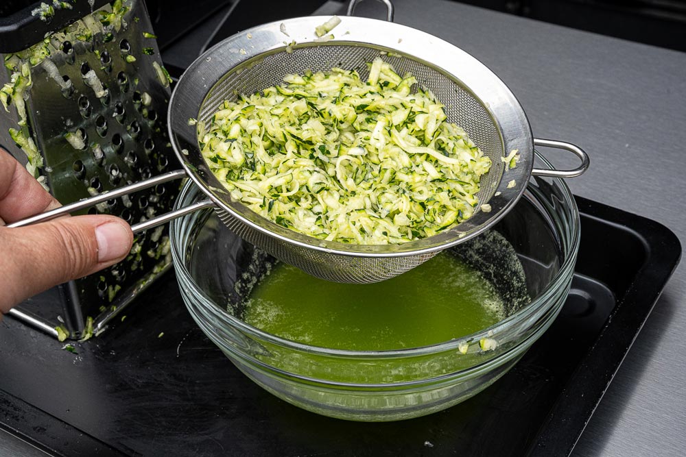 Zucchini vorbereiten